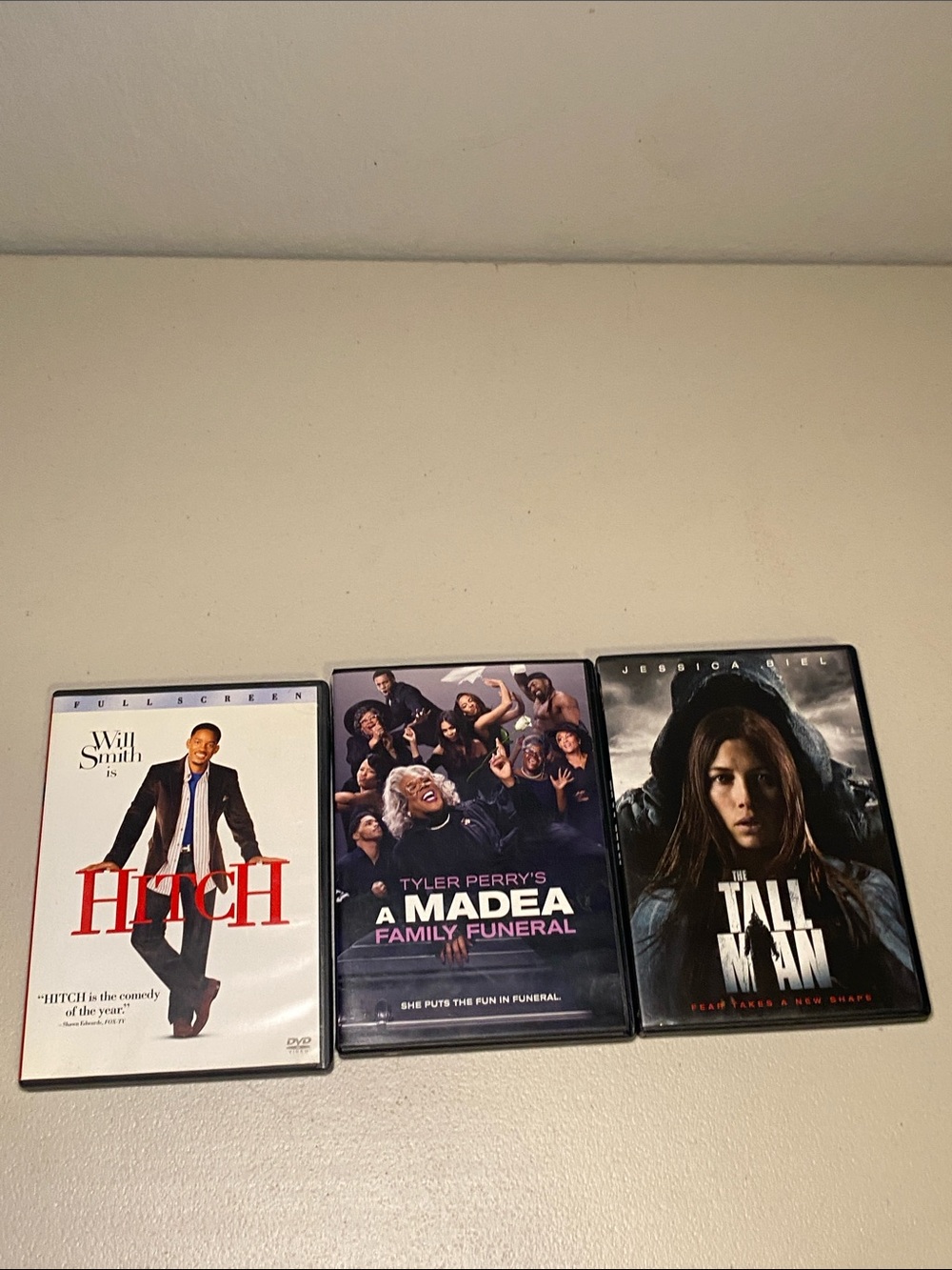 Assorted DVD Movie Pack – White, Black & Purple Covers